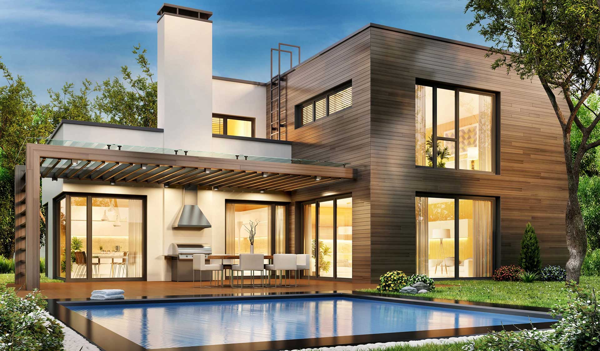 modern-house-bg A modern house with clean, sharp edges